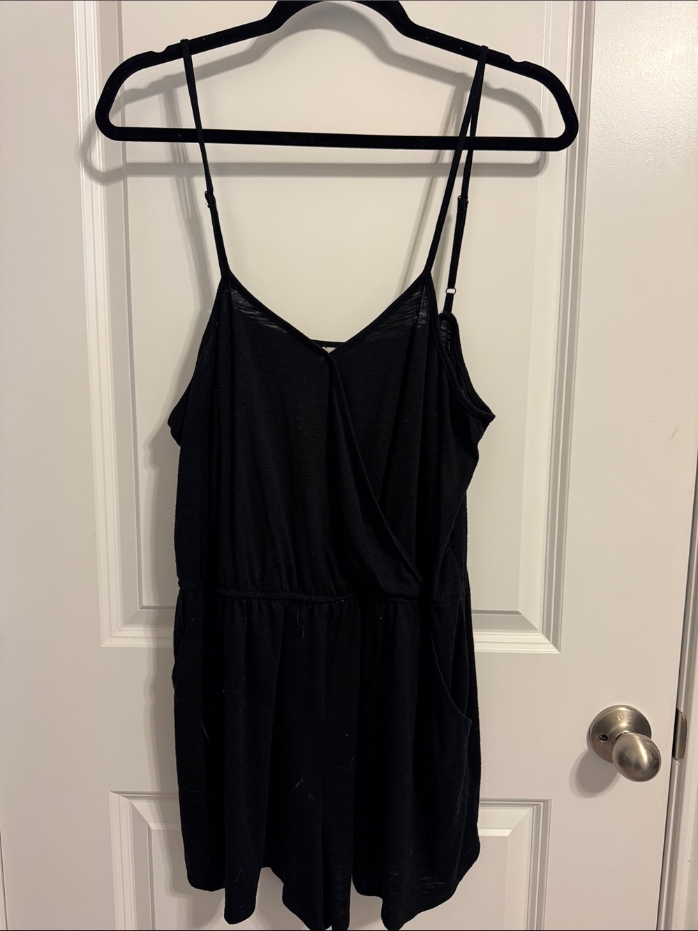 Mossimo Supply Co. Black Spaghetti Strap Romper